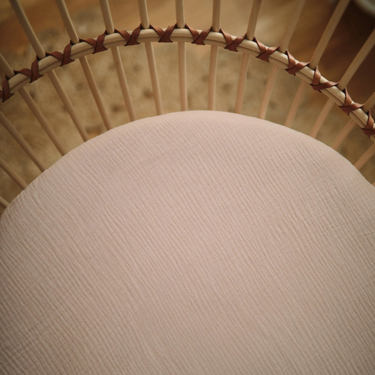 Mushie Mini Muslin Crib Sheet - 