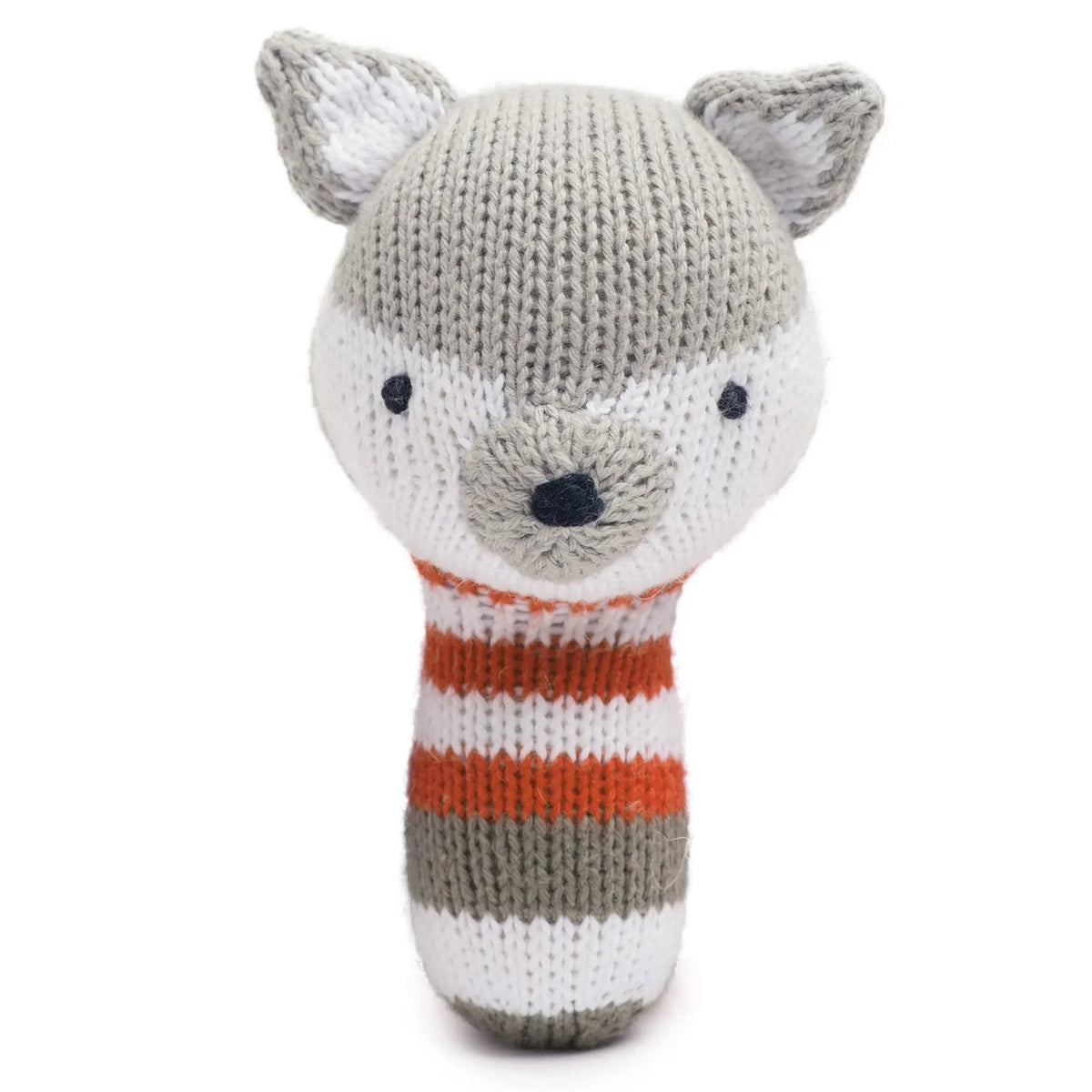 mini rattle | finley the fox - Wool, Toy, Woolen, Knitting, Baby toys | Everetts Place