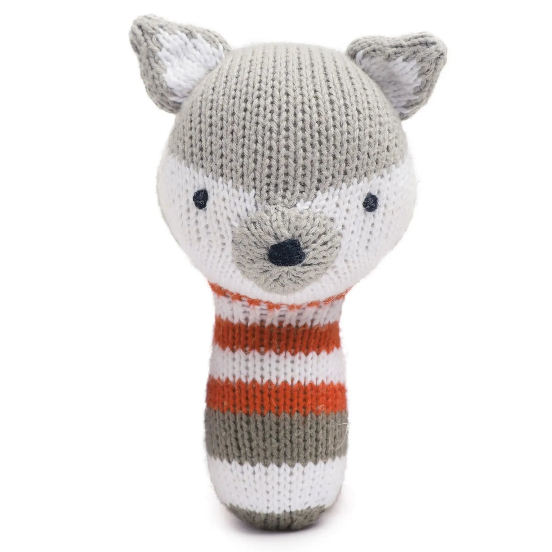 mini rattle | finley the fox - Wool, Toy, Woolen, Knitting, Baby toys | Everetts Place