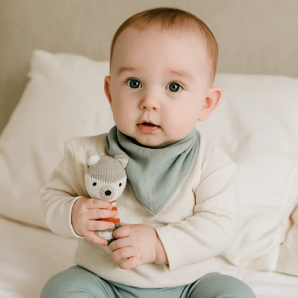 Finn + Emma mini rattle | finley the fox - 