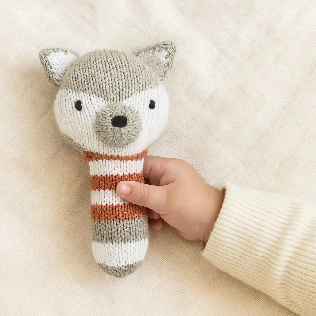 Finn + Emma mini rattle | finley the fox - 