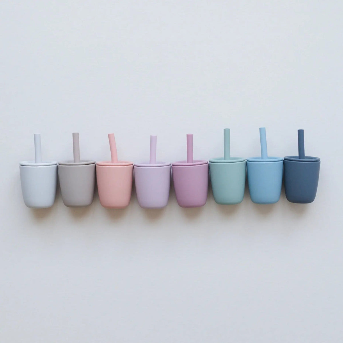 Little Joy Co. Mini Straw Cup - Silicone Straw Cup for Babies & Young Toddlers - 
