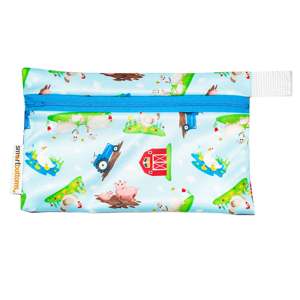 Smart Bottoms Mini Wet Bag - Barnyard Babies - 