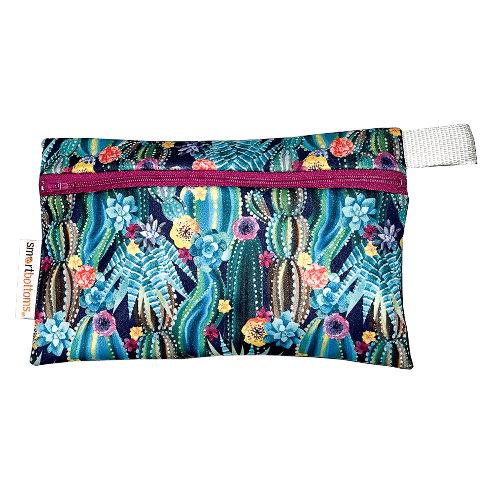Smart Bottoms Mini Wet Bag - Midnight Bloom - 