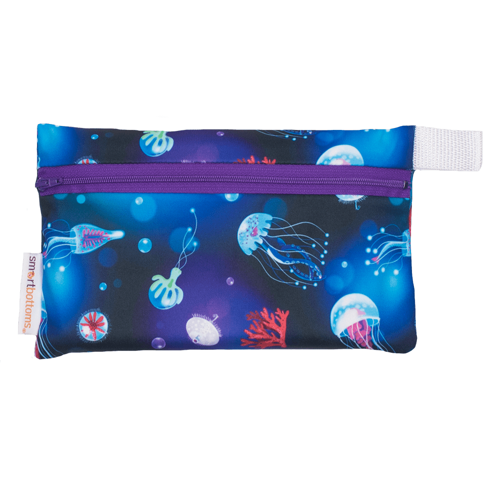 Smart Bottoms Mini Wet Bag - Ocean Blooms - 