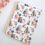 Honey Lemonade Minky Baby Blanket Enchanted Forest - 
