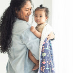 Minky Baby Blanket Magic Garden Honey Lemonade 