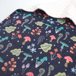 Minky Baby Blanket Magic Garden Honey Lemonade 
