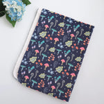 Minky Baby Blanket Magic Garden Honey Lemonade 