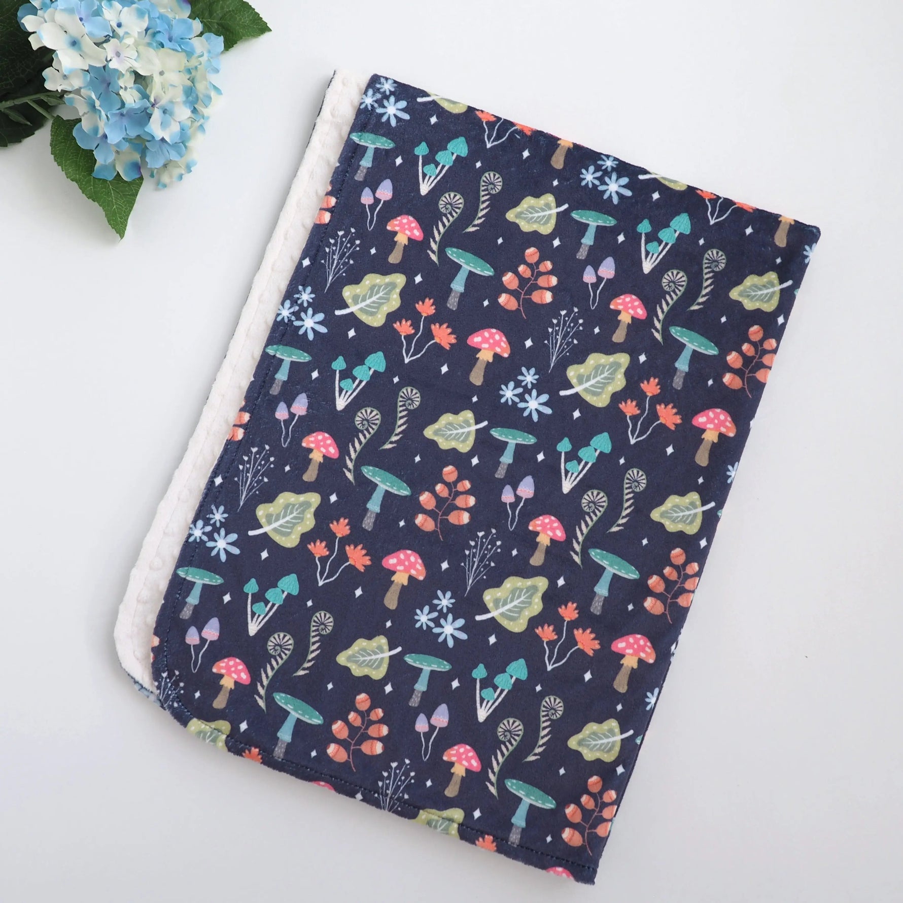 Minky Baby Blanket Magic Garden Honey Lemonade 