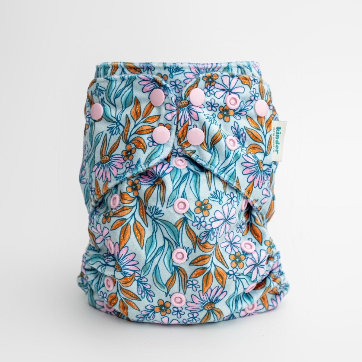Patterned Lounger Pocket Cloth Diaper — Minky Fleece with Athletic Wicking Jersey - Everetts Place Boutique - Pocket Diaper