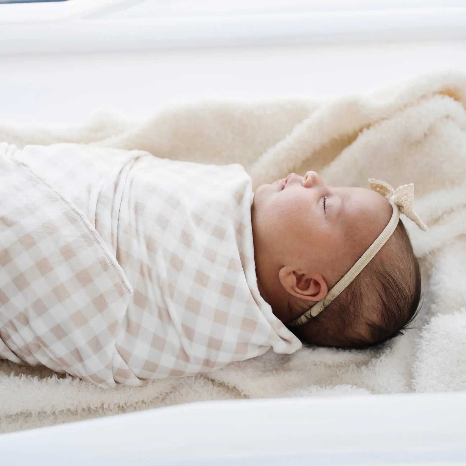 Saranoni MINKY STRETCH LUXE SWADDLE/BLANKET - 