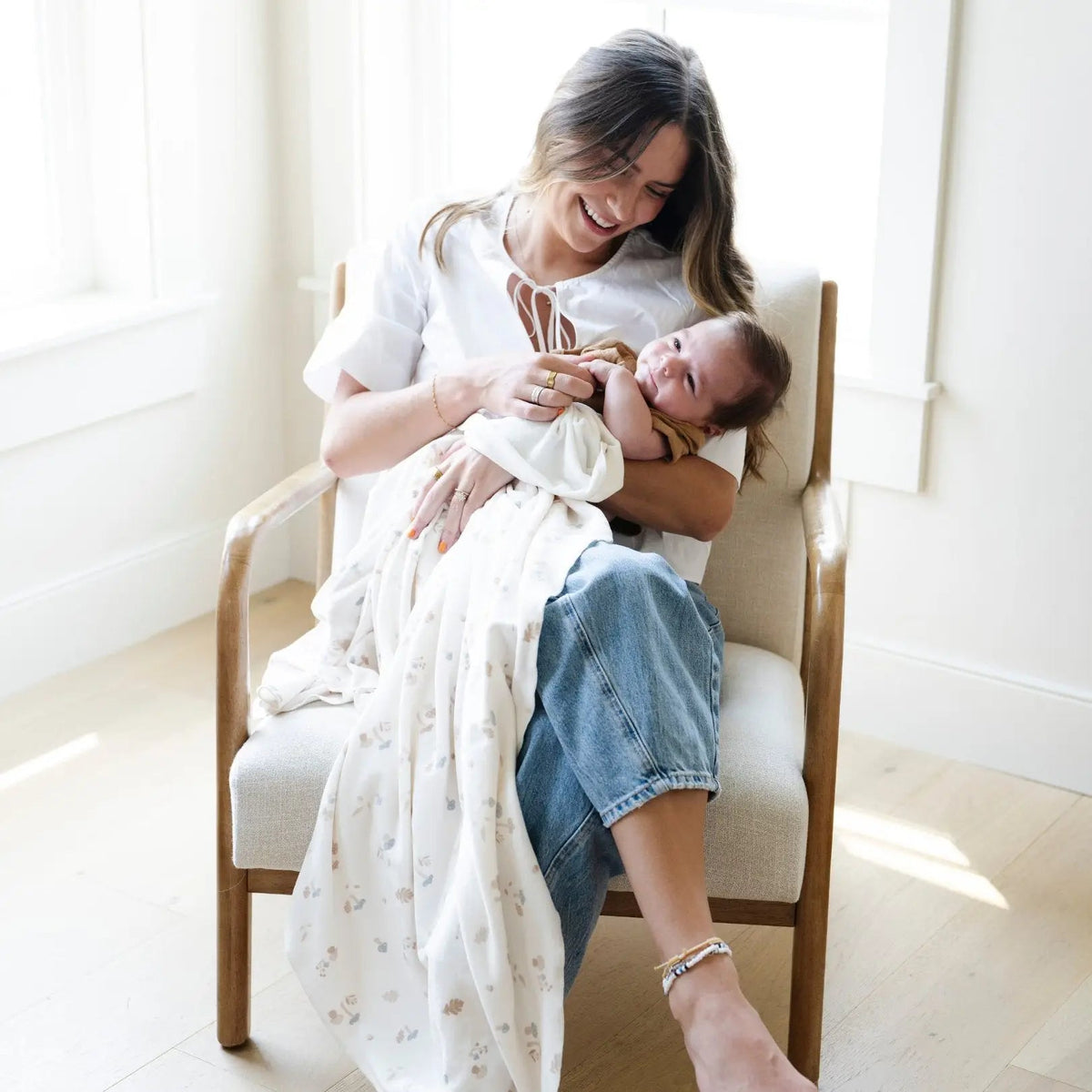 Saranoni MINKY STRETCH LUXE SWADDLE/BLANKET - 