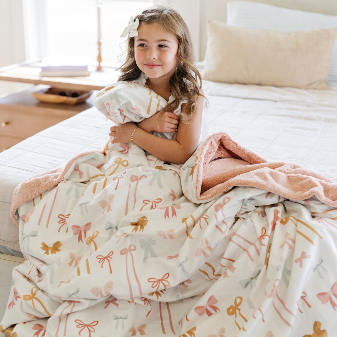 Saranoni Minky Lush XL baby blanket, luxurious and extra soft.
