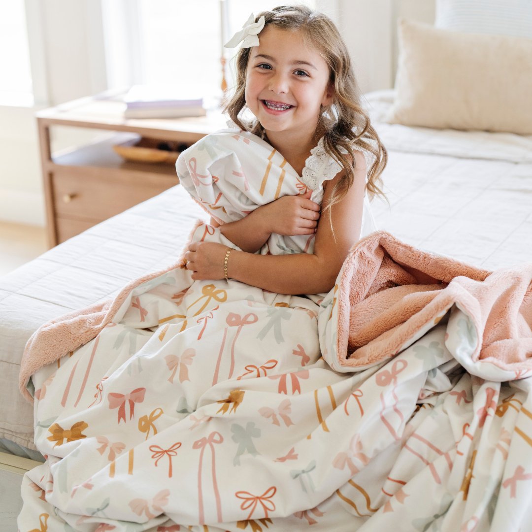 Soft Saranoni Minky/Lush XL baby blanket