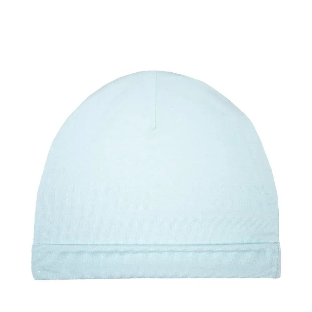 Goosewaddle® | Newborn Baby Blankets Toys Teethers Bibs & More Mint Baby Beanie with Soft Bamboo Fabric