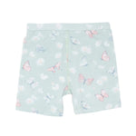 Sweet Bamboo Mint Butterfly Daisy Bamboo Pajama Set for Comfortable Summer Kids - 