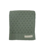 Little Mae & Co Mint Pointelle Knit BlanketEveretts Place