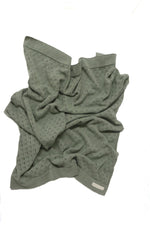 Little Mae & Co Mint Pointelle Knit BlanketEveretts Place