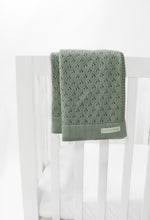 Little Mae & Co Mint Pointelle Knit BlanketEveretts Place