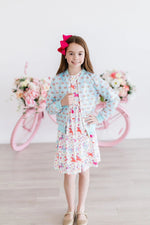 Mila & Rose ® Mint Rainbow Sequin Jacket - 