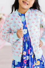 Mila & Rose ® Mint Rainbow Sequin Jacket - 