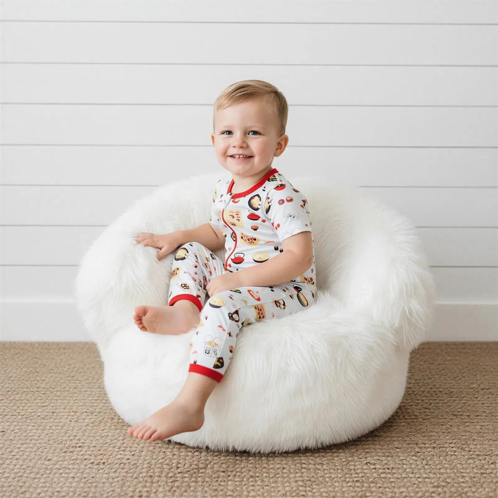 Miso Cute Coverall (blue) - Bean bag chair, Child, Bean bag, Fur, Toddler | Everetts Place