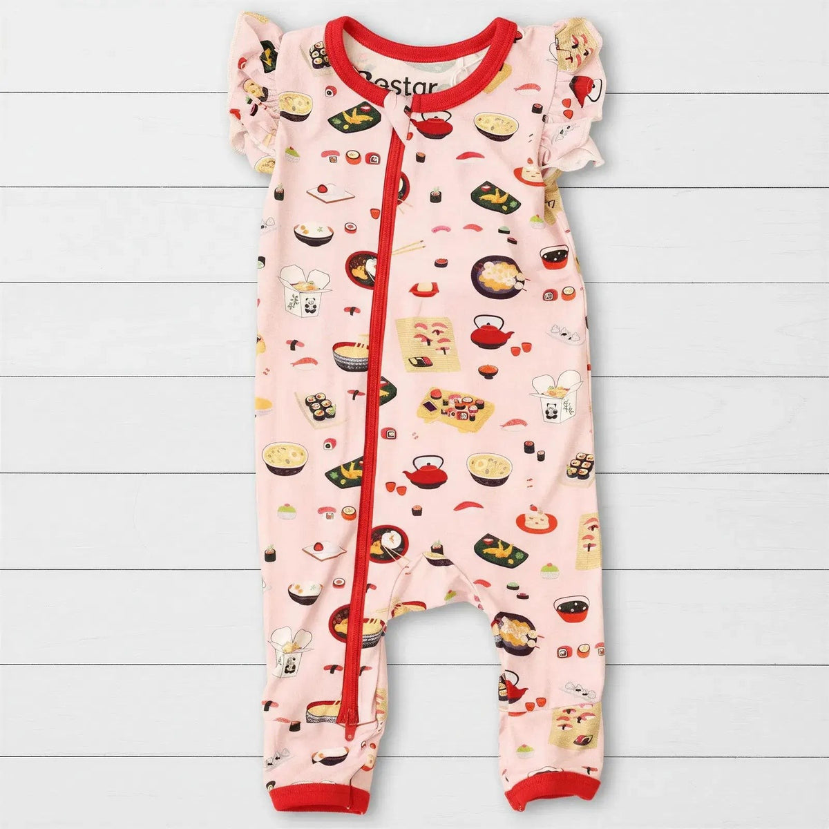 Miso Cute Romper (pink) - Baby & Toddler Clothing, One-piece garment, Produce, Fruit, Clothing | Everetts Place