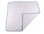 Newcastle Classics Mister Moose Cotton Muslin Blanket with Cozy Four-Layer Design for Babies - Baby & Toddler > Swaddling & Receiving Blankets > Receiving Blankets Cotton Newcastle Blanket