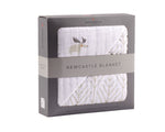 Newcastle Classics Mister Moose Cotton Muslin Blanket with Cozy Four-Layer Design for Babies - Baby & Toddler > Swaddling & Receiving Blankets > Receiving Blankets Cotton Newcastle Blanket