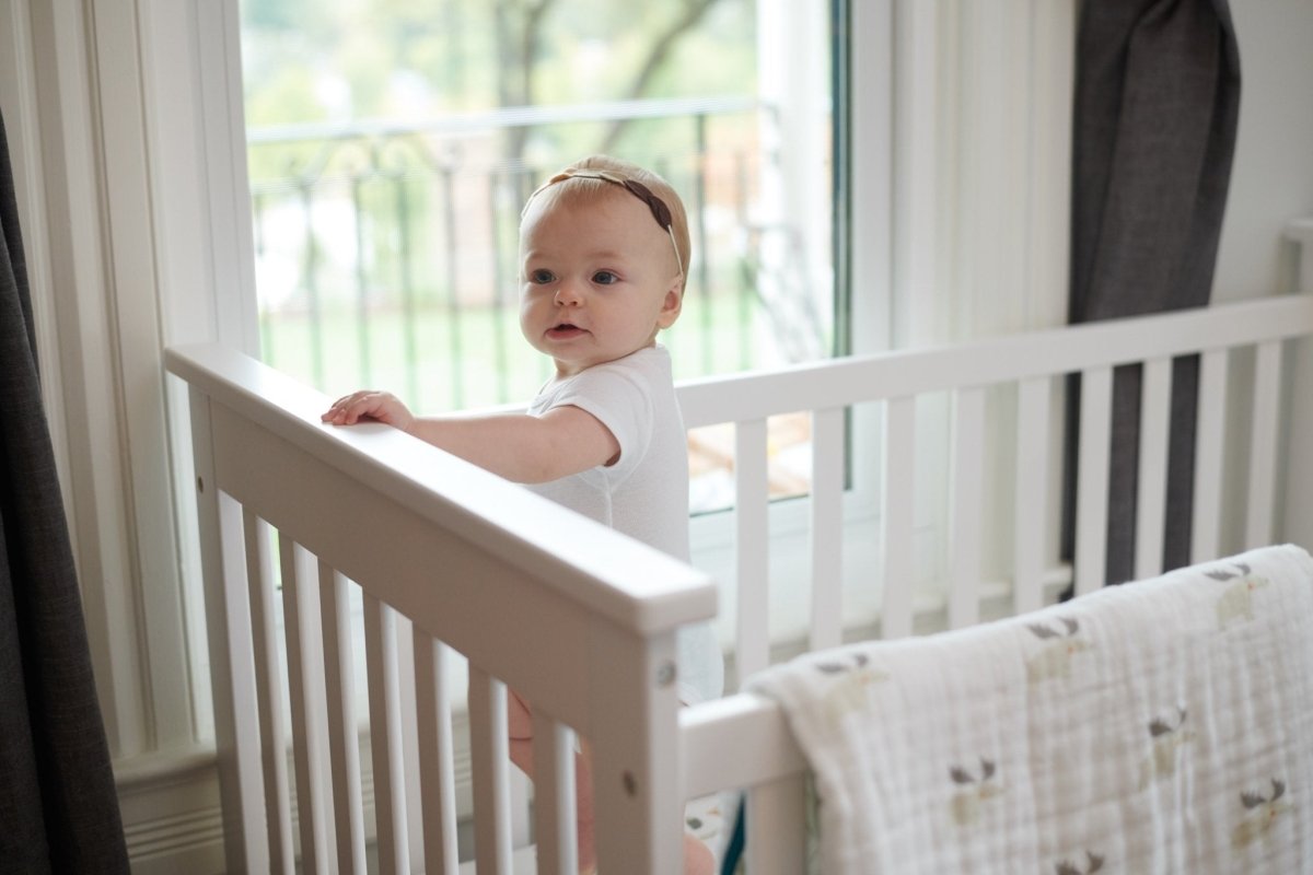 Newcastle Classics Mister Moose Cotton Muslin Blanket with Cozy Four - Layer Design for Babies - 