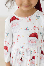 Mila & Rose ® Mistletoe Magic 3/4 Sleeve Pocket Twirl Dress - 