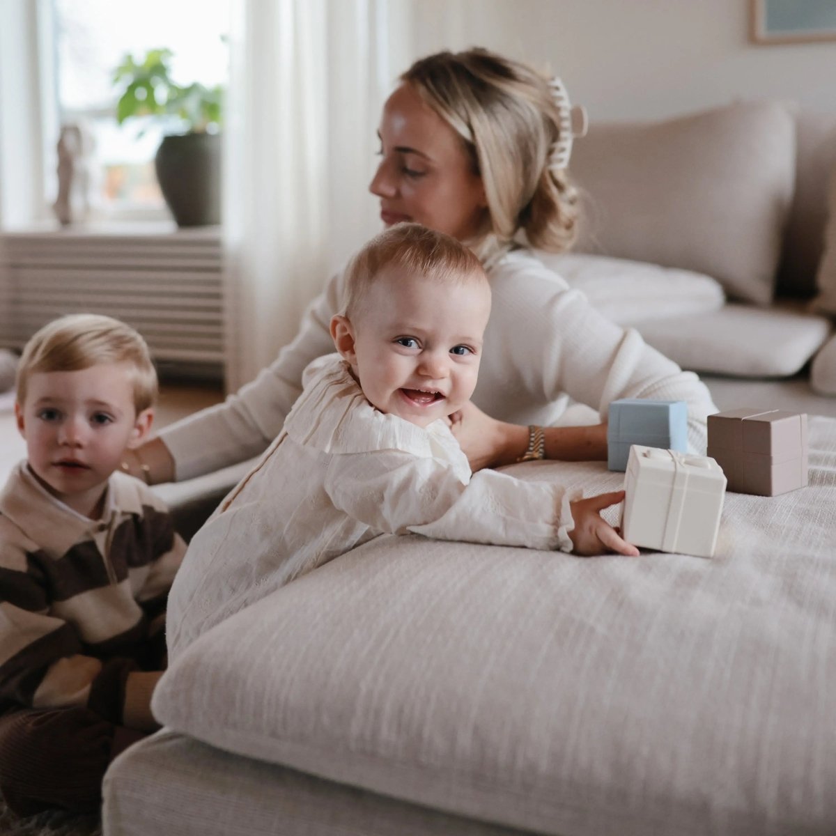 Mushie Mix And Match Present Toy Silicone Gift Box Set For Creative Play - 