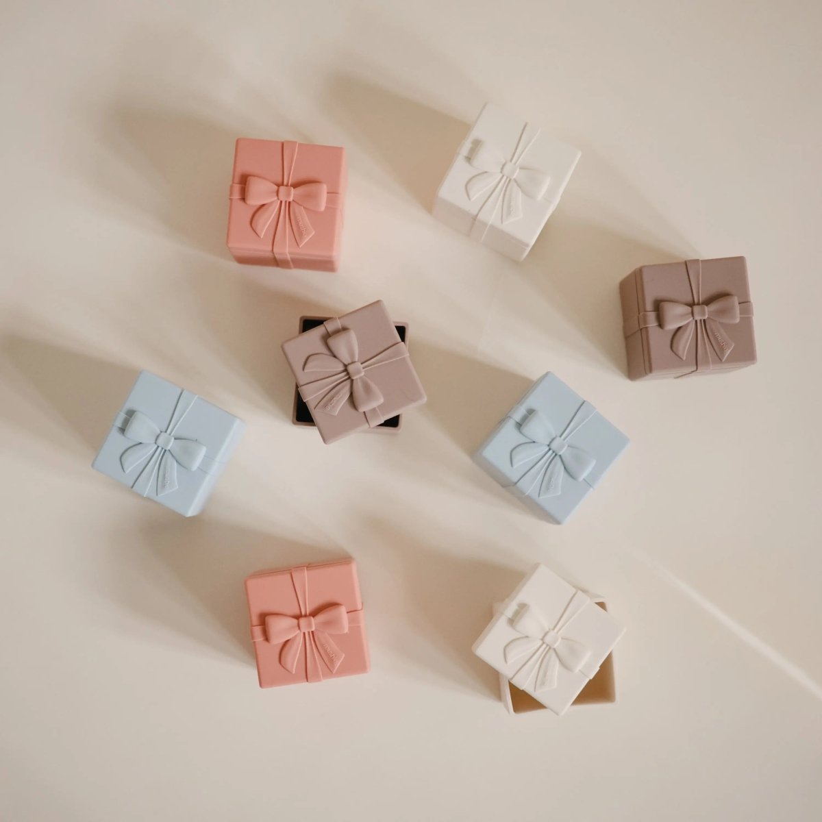 Mushie Mix And Match Present Toy Silicone Gift Box Set For Creative Play - 