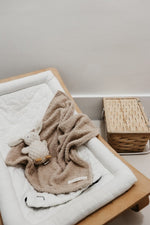 Little Mae & Co Mocha Plush Baby Blanket Soft Waffle Knit Cozy Warmth - Everetts Place Boutique - 