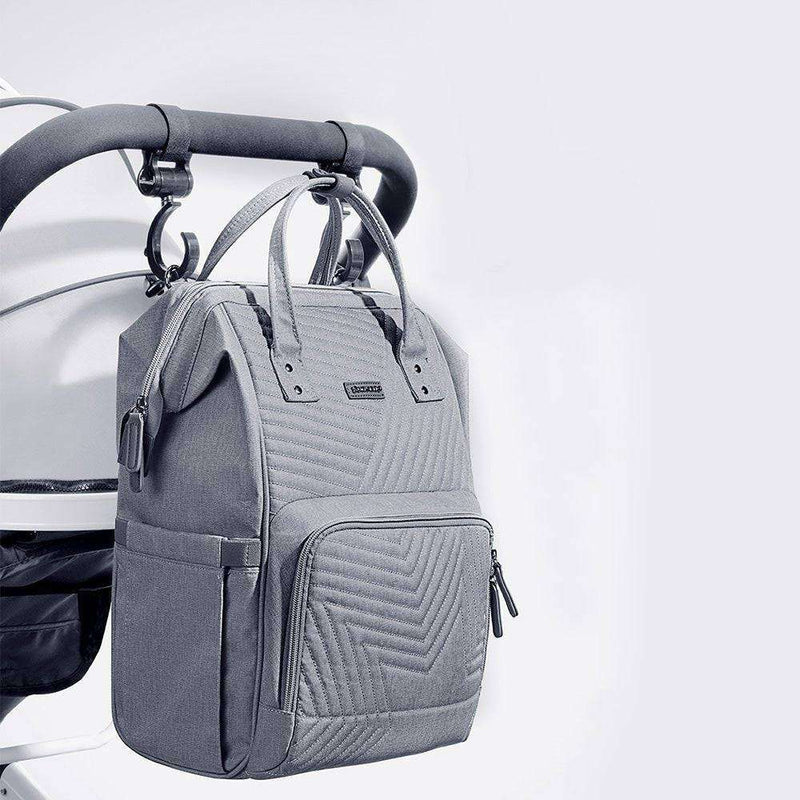 Modern Quilted Diaper Bag Backpack - Everetts Place: Online Boutique - Kids & Babies