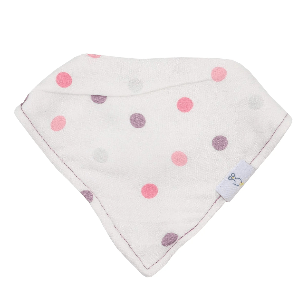 Goosewaddle® | Newborn Baby Blankets Toys Teethers Bibs & More Mom and Dots 2 Pack Muslin & Terry Cloth Bib Set - 