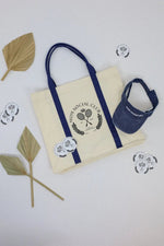 Charlie Lou Baby Mom Social Club Visor Vintage Blue Sun Hat For Summer - Everetts Place Boutique - 