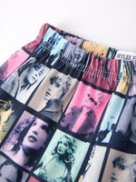 Rylee Faith Designs Mommy And Me Black Ruffle Pajama Set Lapel Short Sleeve - Everetts Place Boutique - 