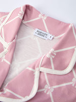 Rylee Faith Designs Mommy & me Autumn Check Bow Girls Lapel PajamasEveretts Place