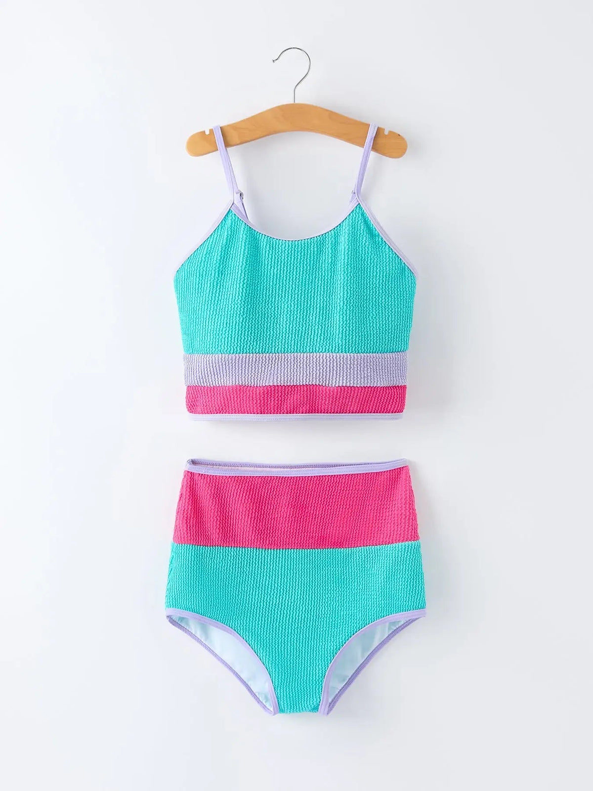 Rylee Faith Designs Mommy me "Blue and Red Stripes" Women's Swimsuit - 
