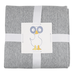 Goosewaddle® | Newborn Baby Blankets Toys Teethers Bibs & More Mommy & Me Knit Blanket Set - Gray - 