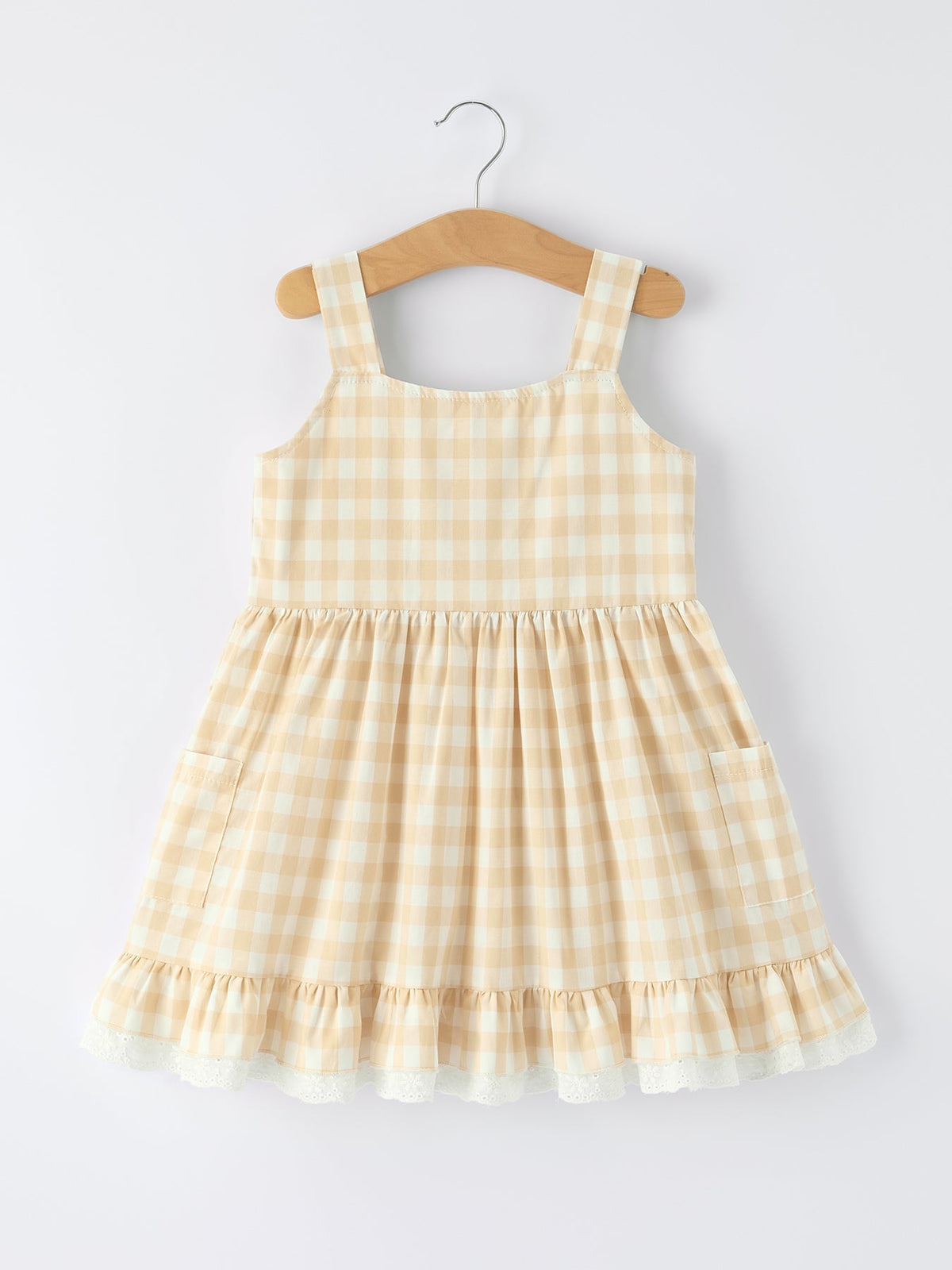 Rylee Faith Designs Mommy & Me Plaid Girl Dress With PocketEveretts Place