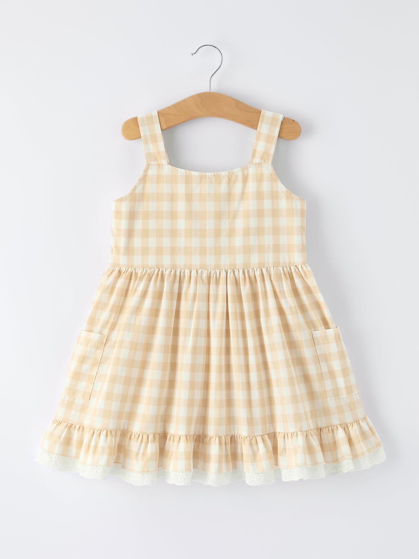 Rylee Faith Designs Mommy & Me Plaid Girl Dress With PocketEveretts Place