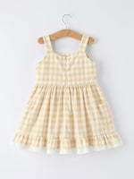Rylee Faith Designs Mommy & Me Plaid Girl Dress With PocketEveretts Place