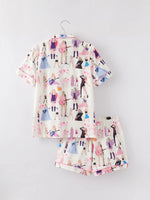 Rylee Faith Designs Mommy Me TS Printed Adult Pajamas Set - Everetts Place Boutique - 