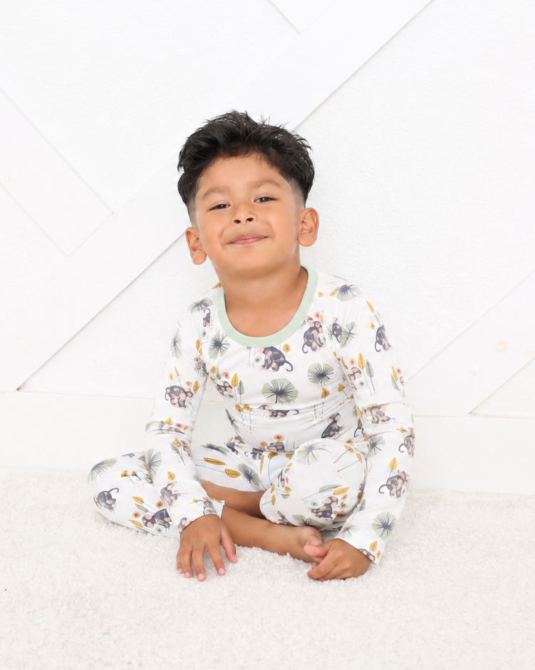 Monkeying Around  L/S Pajama by Bestaroo