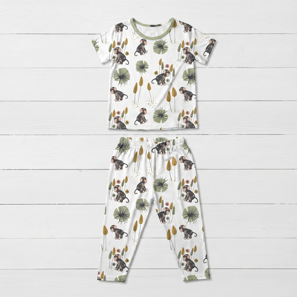 Monkeying Around  S/S Pajama by Bestaroo