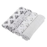 Newcastle Classics Monochrome Bamboo Muslin Swaddle Blankets for Newborn Baby Comfort - Baby & Toddler > Swaddling & Receiving Blankets > Swaddling Blankets Bamboo Swaddle
