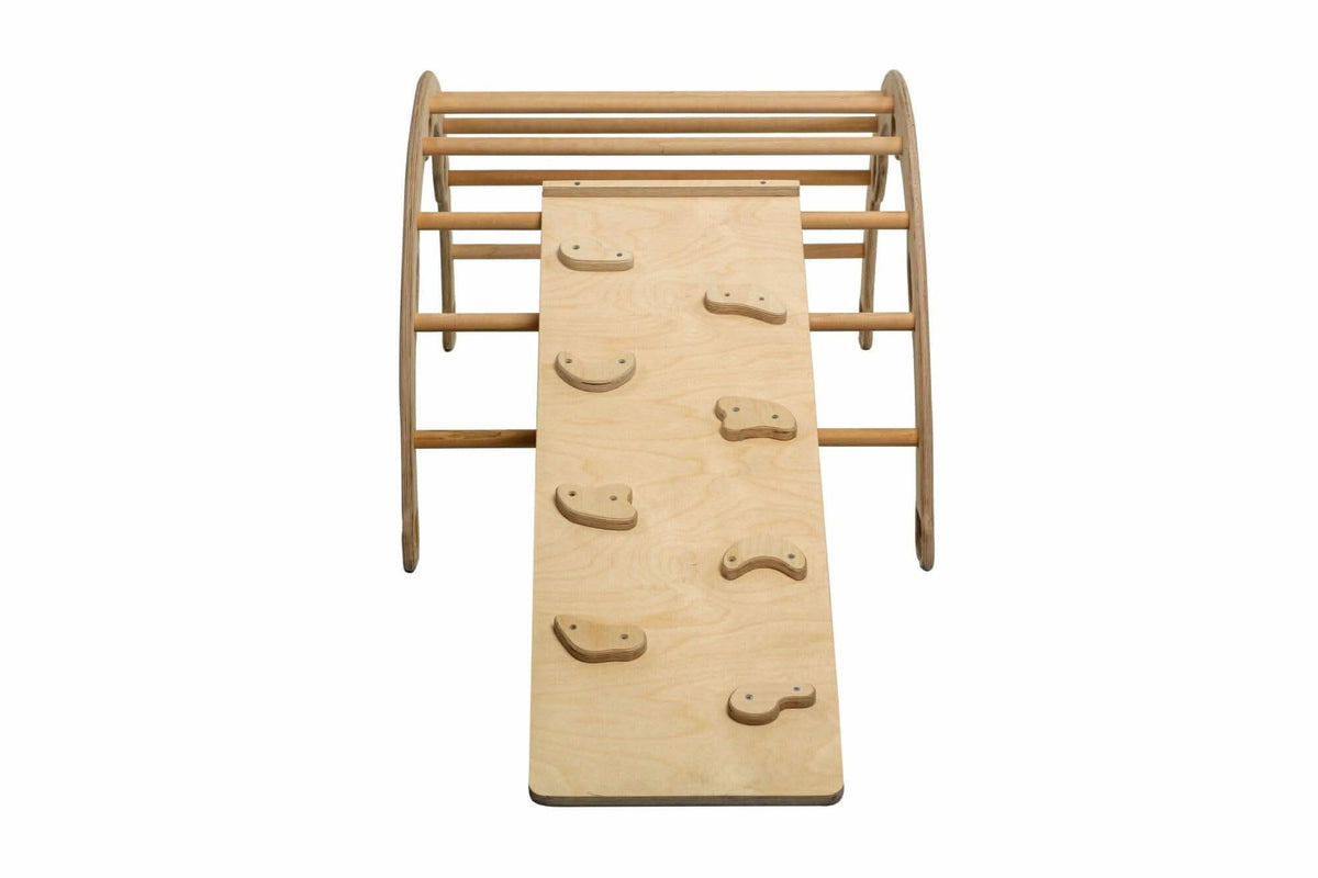 Montessori Arch Rocker with Ramp and Pillow by Kidodido